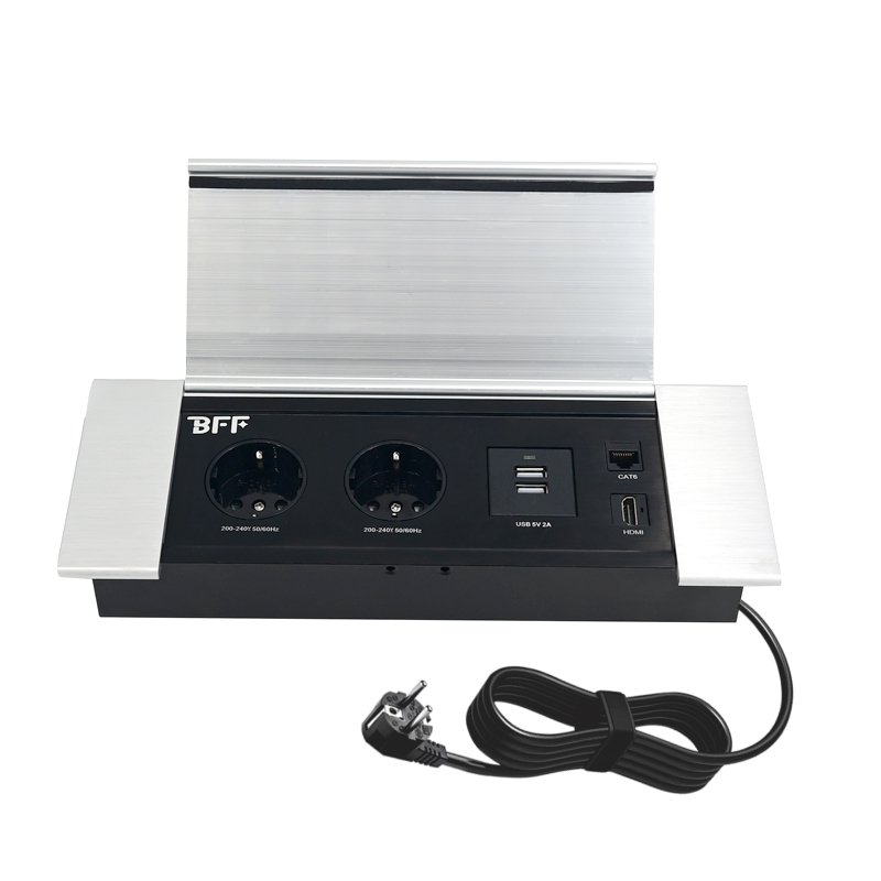 Flip up cover socket