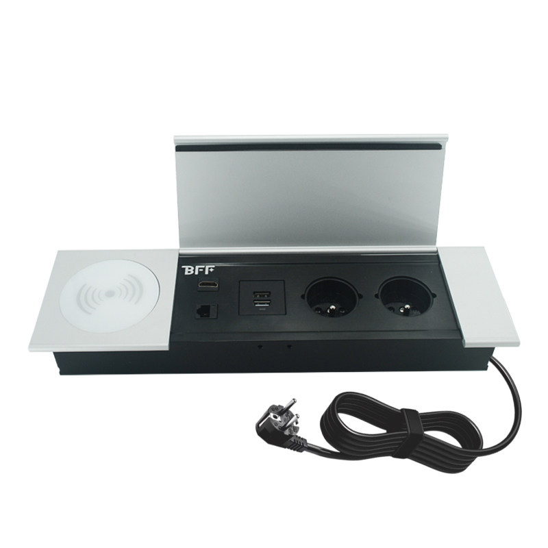 Flip up cover socket