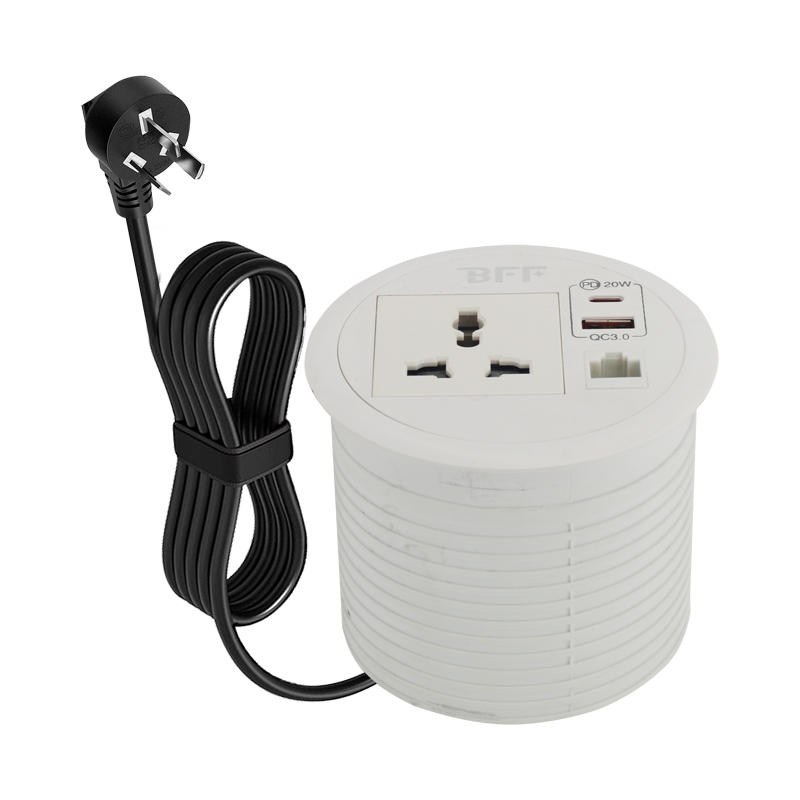 Built-in Desktop Round Socket