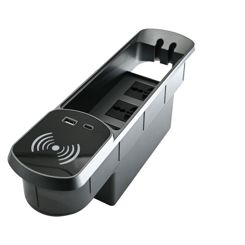Recessed Power Socket with revolving & removing cover