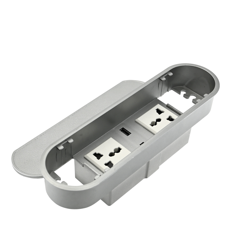 Recessed Power Socket with revolving & removing cover