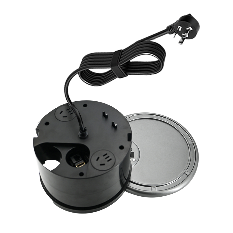 Recessed Power Socket with revolving cover