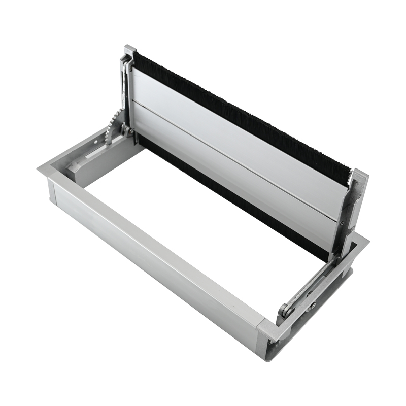 Rectangle Embedded Wire Cable outlet with anti-dust brush