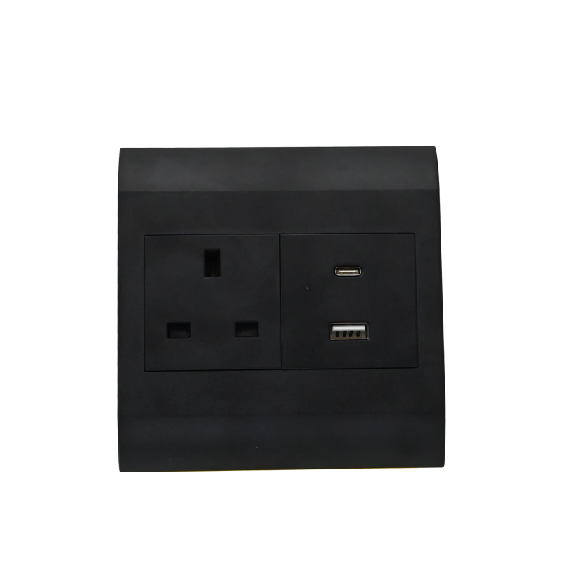 Hidden corner socket