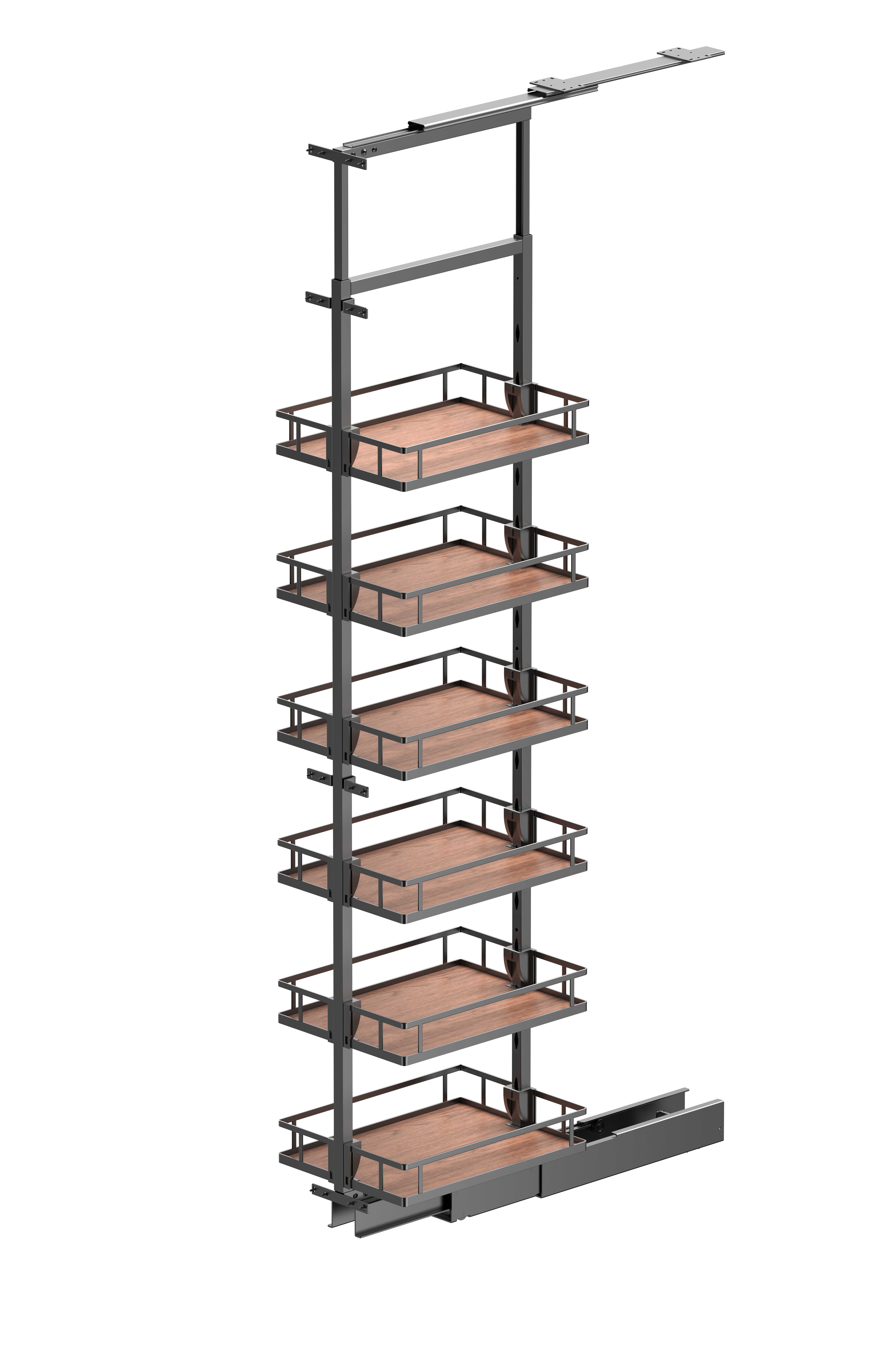 Heavy-duty slide high deep basket