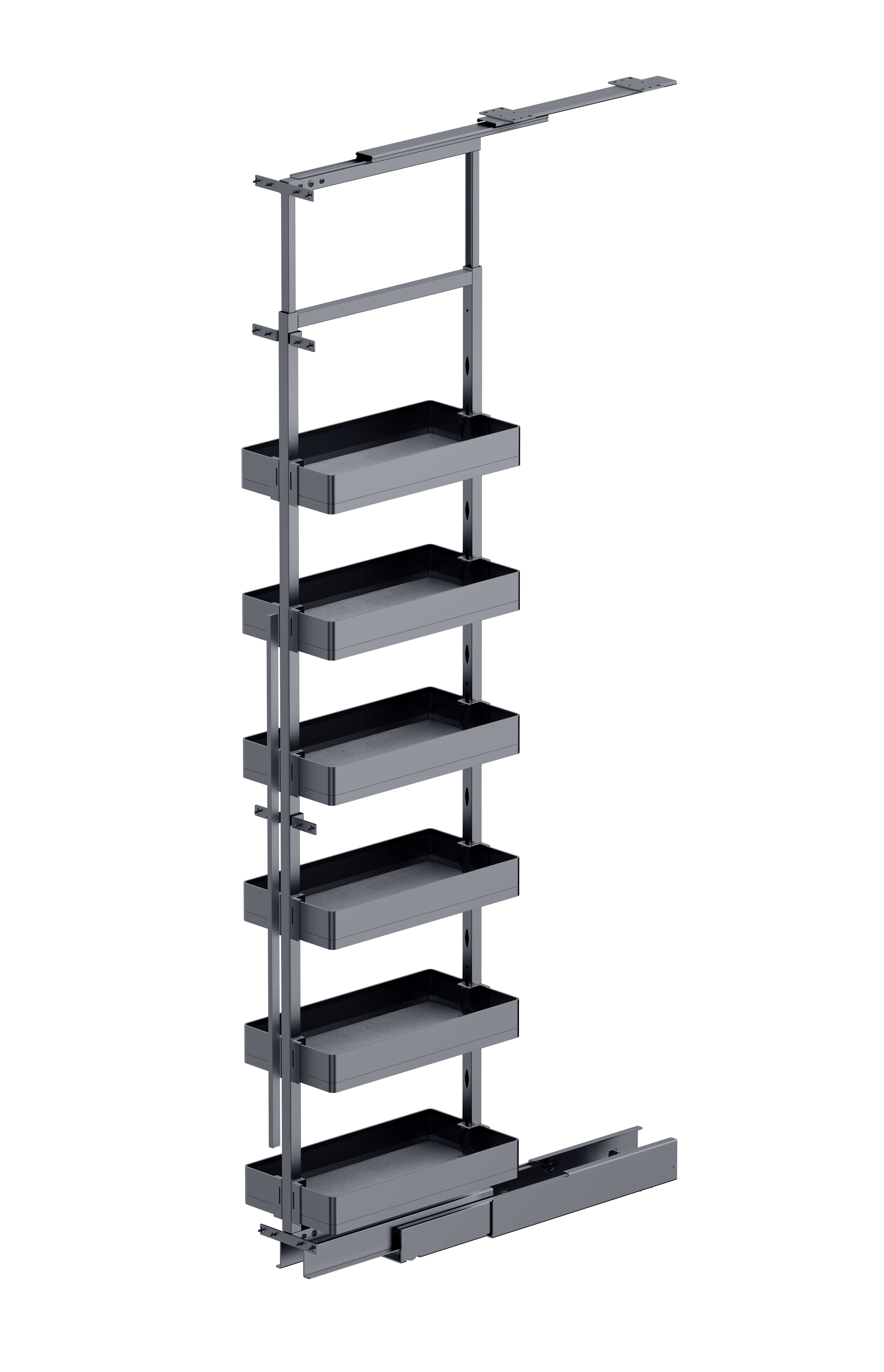 Heavy-duty slide high deep basket