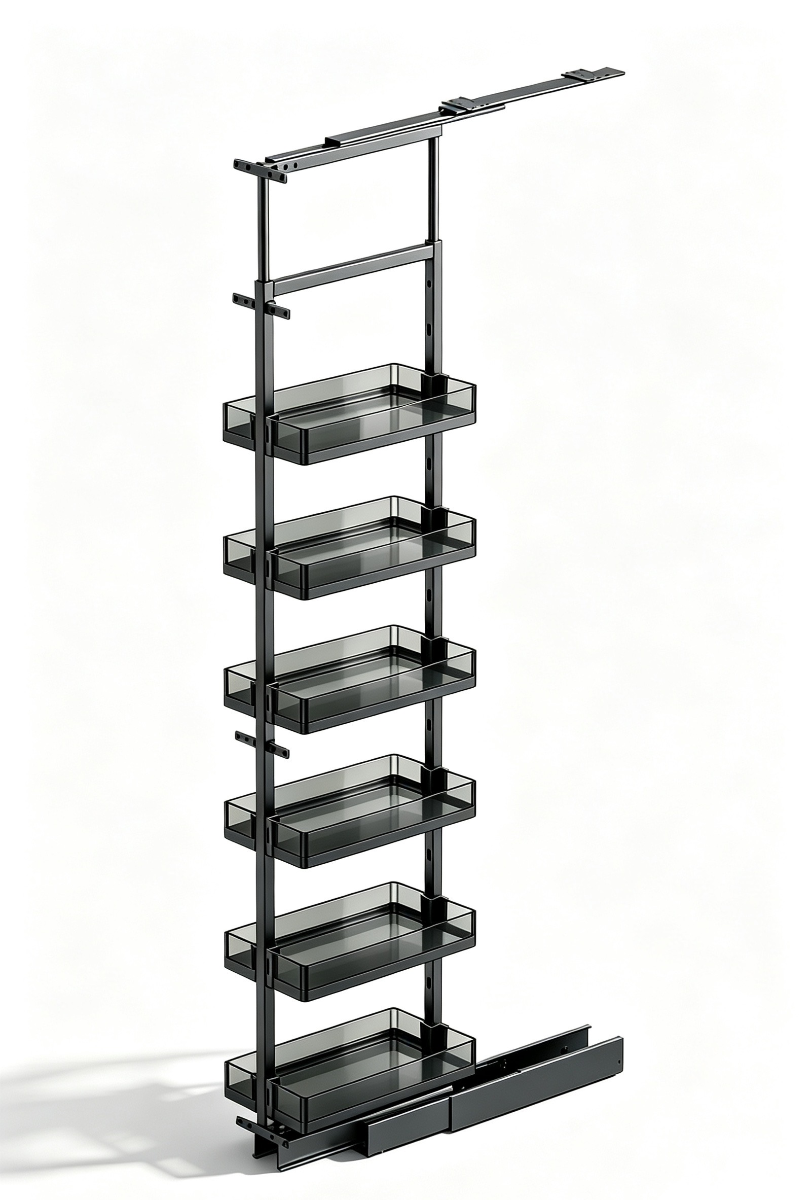 Heavy-duty slide high deep basket